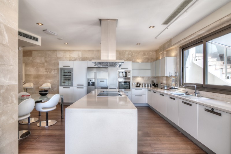 A modern fitted kitchen