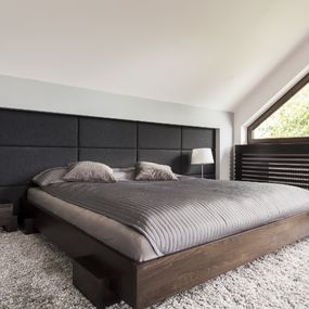 contemporary designed bedroom