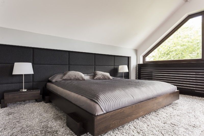 contemporary designed bedroom
