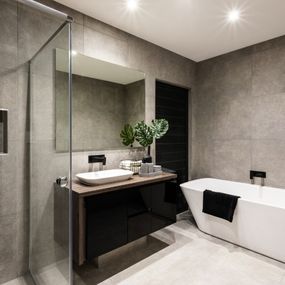 Modern stylish bathroom