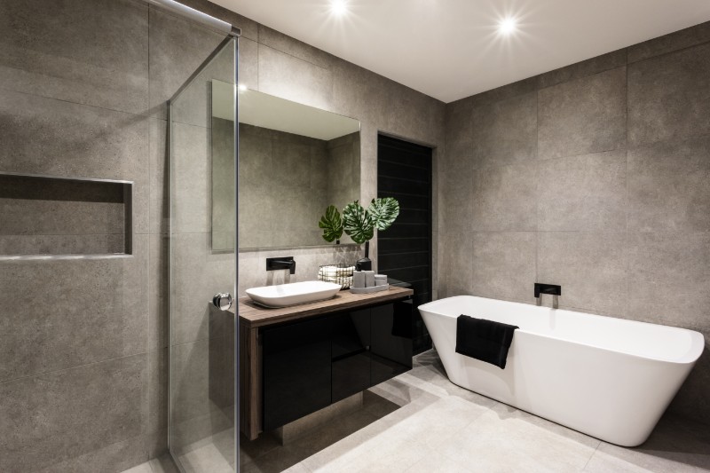 A recently refurbished bathroom